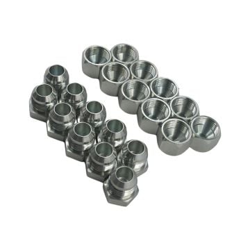 10 Pcs 3/4" JIC Cap and Plug Combo Hydraulic Fitting 0304-C-12