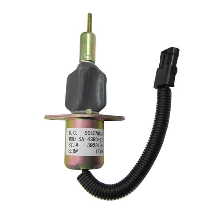 Fuel Cut Off Solenoid 3932545 12V 3Terminals Cummins Case