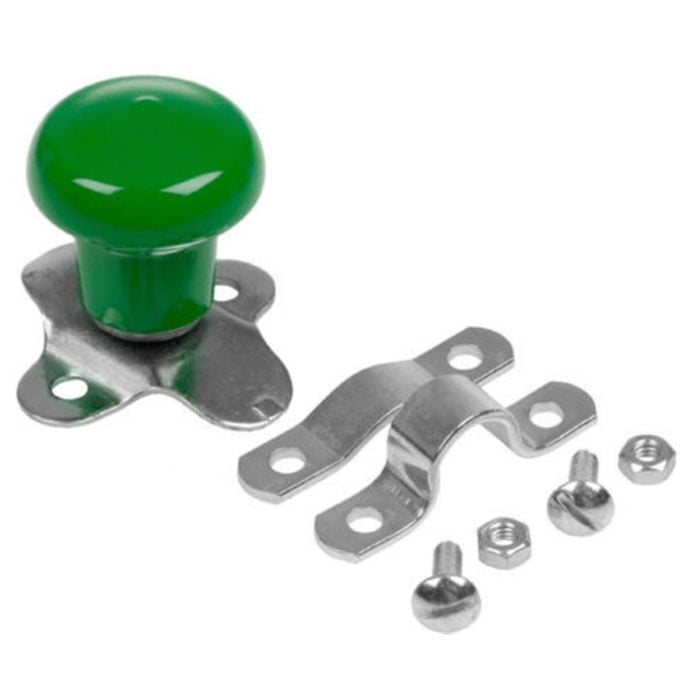 Red Universal Tractor Steering Wheel Spinner Knob Rubber Knob Steering Wheel Sleeve WSV122R John