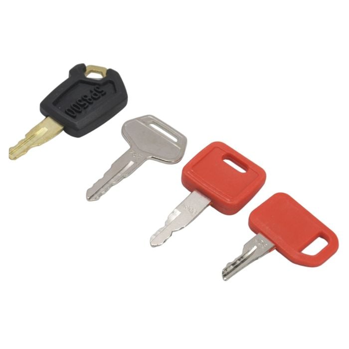 4 PCS Heavy Equipment Keys Set 787 5P8500 T209428 H800 For Caterpillar CAT For John Deere For Komatsu main product photo