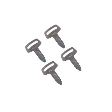 Ignition Keys RC101-53630 4Pcs For Kubota