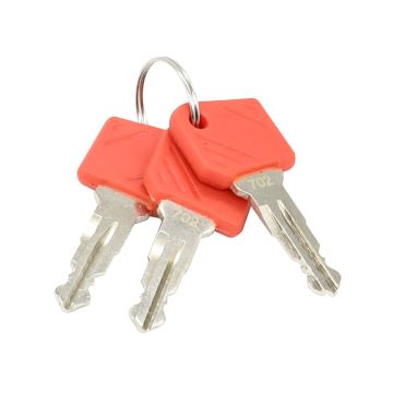 3 PCS Ignition Keys 26906870 for Komatsu