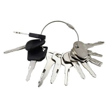 11Pcs Ignition Key 777 For Toyota For New Holland For Volvo For Clark For Samsung