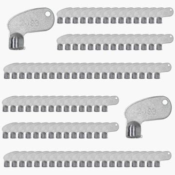 100Pcs Heavy Construction Equipment Ignition Keys 2498 for Kawasaki