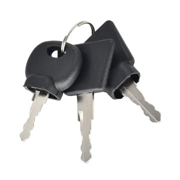 Ignition Key Set 05755125 3PCS for Bobcat for Caterpillar for JCB for Terex for Volvo for New Holland