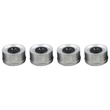 2.72" Relube Grease Dust Cap Rubber Plugs 7,000-8,000lb Trailer Axle Wheel Hubs 4 Pcs