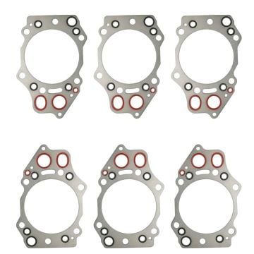 6pcs Cylinder Head Gasket 6210-17-1813 For Komatsu
