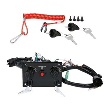 Dual Ignition Key Switch Panel 12V 0.1W 37100-96J14 For Suzuki