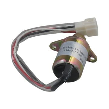 Solenoid Valve 12V Fuel Shut Off for Yanmar Kubota John Deere 119653-7795 119285-77950 1503ES-12S5SUC5S SA-4562T