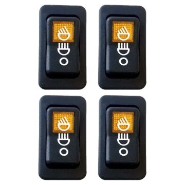 4pcs Head Light Switch 6665315 For Bobcat