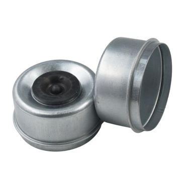 2Pcs Trailer Axle Wheel Hub and Bearing Dust Cap For Dexter