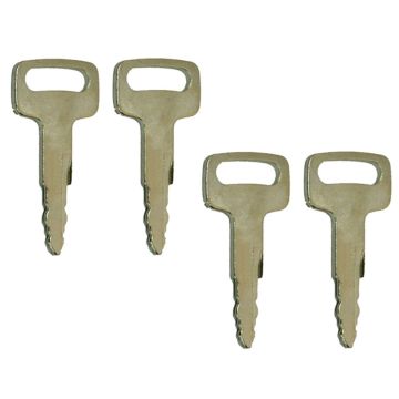 4Pcs Ignition Key 1A For Nissan