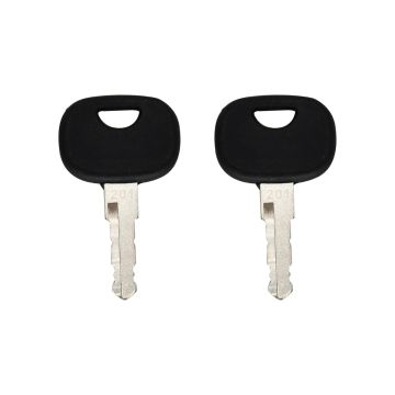 2pcs Ignition Keys 3643912 For Takeuchi