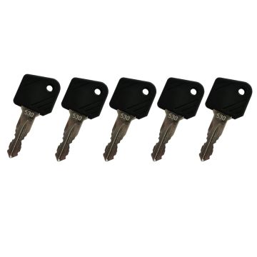 5Pc Ignition Keys 530 For Stapler Forklift Truck