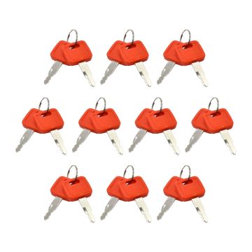20 Pcs Red Ignition Keys H800 AT194969 For John Deere