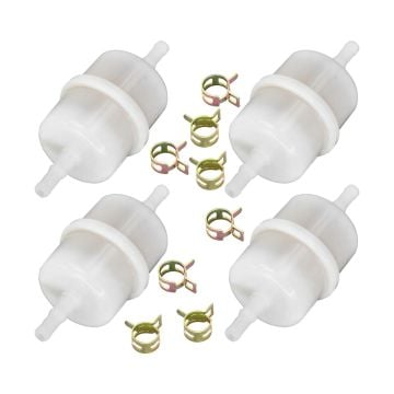4PCS Fuel Filter 2405013-S 1/4" ID 15 Micron For Kohler