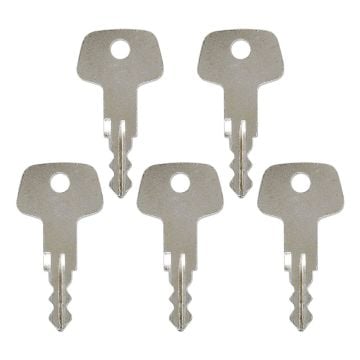 5 PCS Ignition Keys Gas Cap Fuel Cap Lock 706 For Liebherr