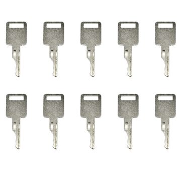 10PCS Ignition Keys 6709527 For Bobcat