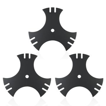 3 Pack 3-Side Edger Star Blades 781-0748-0637 3 Pack 3-Side Edger Star Blades 781-0748-0637