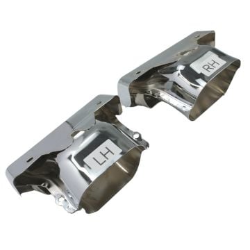 1 Pair Left Right Exhaust Tips Bezels 84434641 84434642