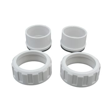 2 Pcs 2" PVC Connector And Nut Set 006723F For Raypak