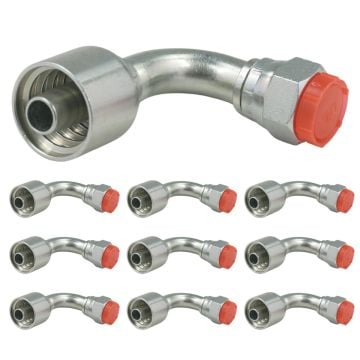 10 Pcs Hydraulic Hose Fitting With 1/2" Female JIC Swivel 13943-8-8 For Parker