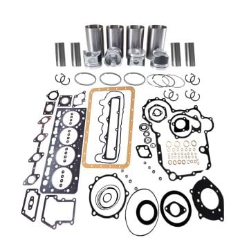 Piston Kit with Gasket Set for Kubota Indirect Inject V3300 V3300E V3300-B