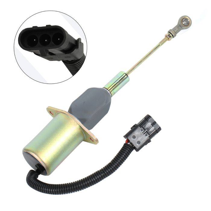 Fuel Shut Off Solenoid 3934174 RE53559 for John Deere main product photo