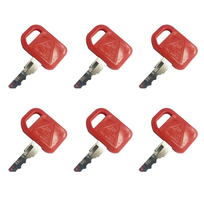 Ignition Key ELI80-0138 6PCS for Hitachi for John Deere for Fiat for Case for New Holland main product photo
