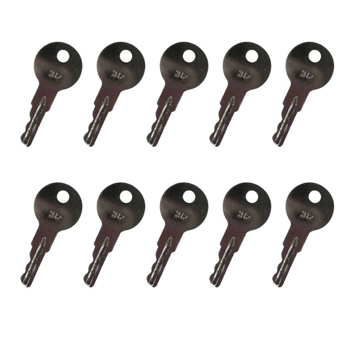 10 PCS Ignition Keys For Caterpillar For Link-Belt main product photo