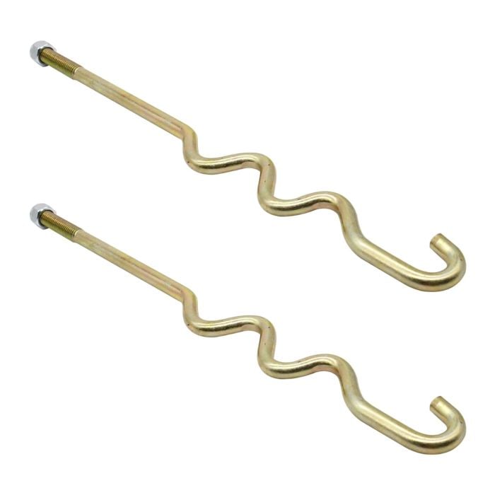 Golf Cart Battery Hold Down Rod with Nut Battery Bolt S Type 2 PCS 103357701 for Club Car main product photo