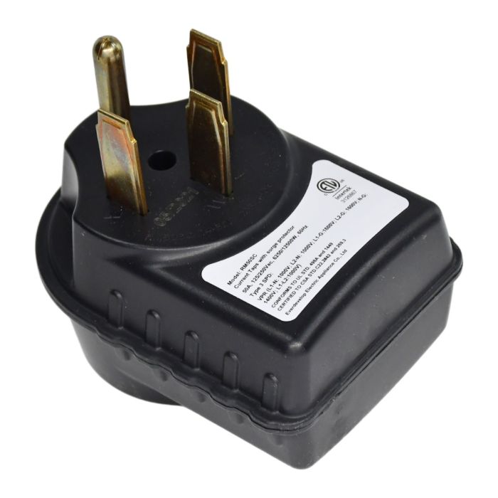 RV Surge Protector 50 Amp 125V 1050J with LED Indicator Light Trailer Adapter Circuit Analyzer for Camper main product photo