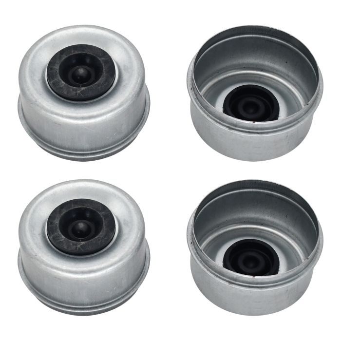 4 pcs 2.72" Relube Grease/Dust Cap with Rubber Plugs for 7000-.8000lb Trailer main product photo