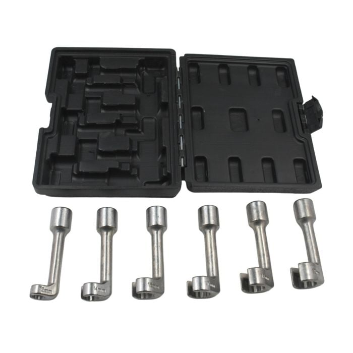12pt 1/2" Dr L-Type Diesel Injector Line Socket Wrench Set main product photo