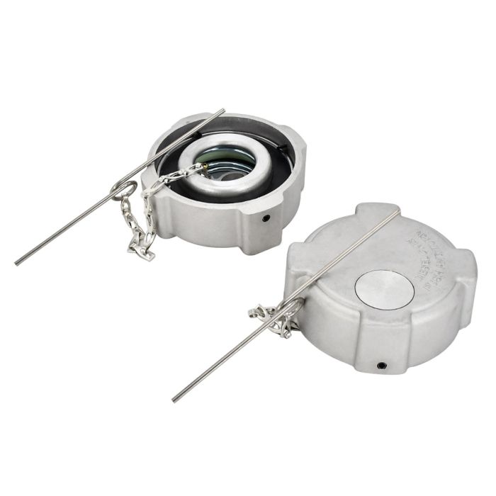 2Pcs Non-Locking Diesel Fuel Tank Cap 1/4 Quarter Turn 03-37017-000 For Freightliner main product photo