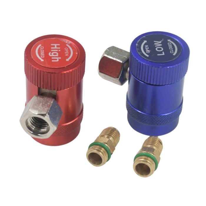 High and Low Pressure Couplers 2Pcs R1234yf for Vehicles main product photo