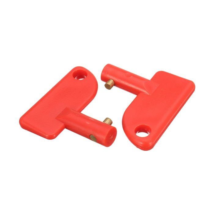 2Pcs Battery Disconnect Isolator Power Kill Switch Spare Key For Marine main product photo