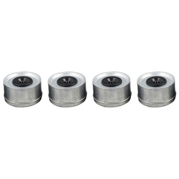 2.72" Relube Grease Dust Cap Rubber Plugs 7,000-8,000lb Trailer Axle Wheel Hubs 4 Pcs main product photo
