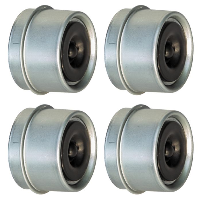 4 x 1.98" Trailer Bearing Dust Cap with Rubber Plugs for Dexter main product photo