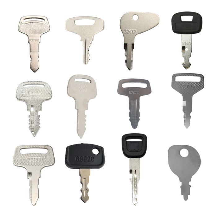 12 Ignition Keys KX161-2 for Kubota main product photo