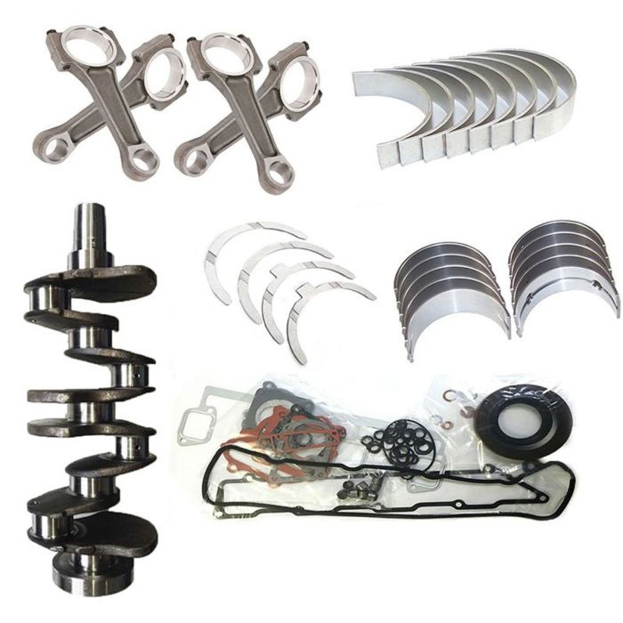 Crankshaft+Rods+Full Gasket+Bearings+Washer For Yanmar 4TNV98-YTBL STD main product photo