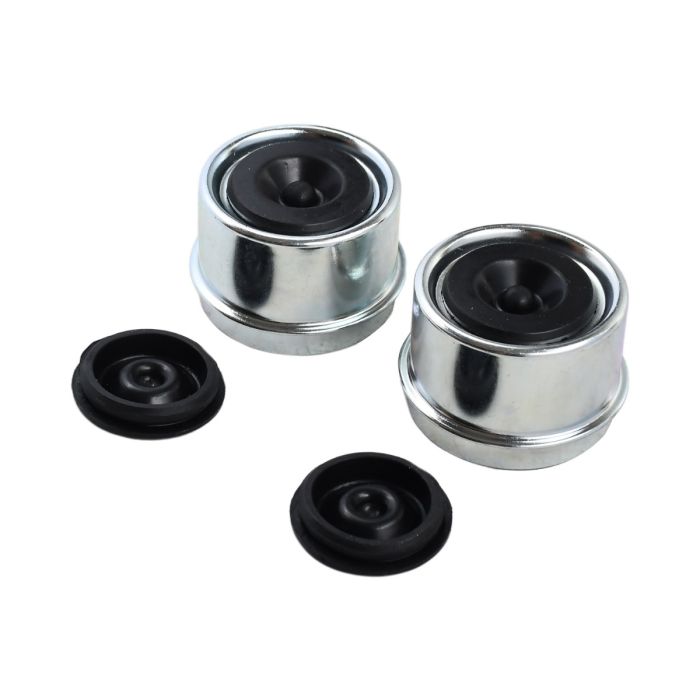 2pcs Trailer Axle Dust Cap Cup Grease Cover For Wheel Hub main product photo