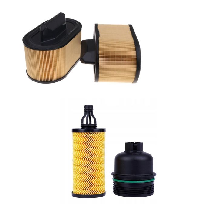 2pcs Air Filter 1pc Oil Filter 670001545 For Maserati main product photo