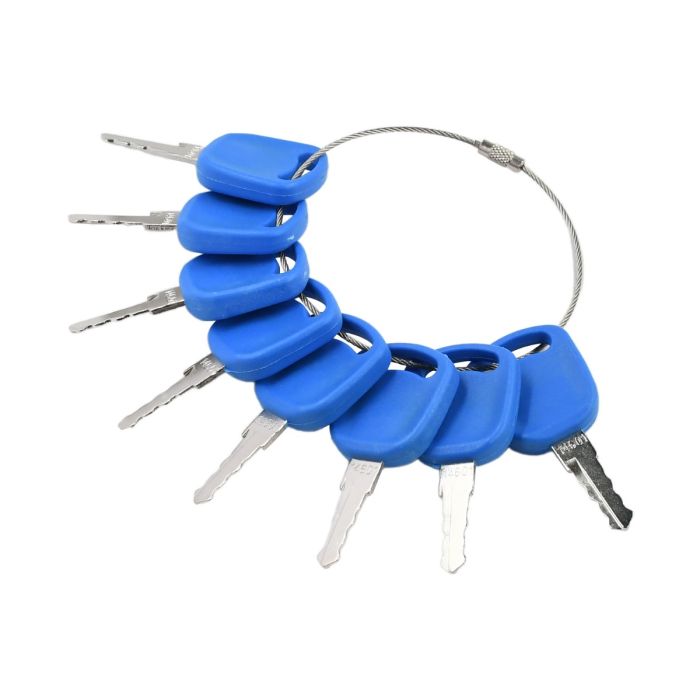 8PCS Ignition Keys 14601 For New Holland main product photo