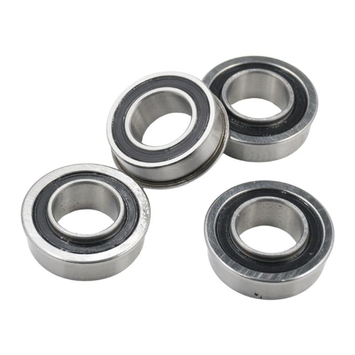 4 Pcs Wheel Flanged Bearing Compatible with John Deere AM118315 AM127304 Compatible with Toro 110513 251-210 Compatible with Gravely 011193 Compatible with MTD 741-0141 ID 3/4 x OD 1-3/8 main product photo