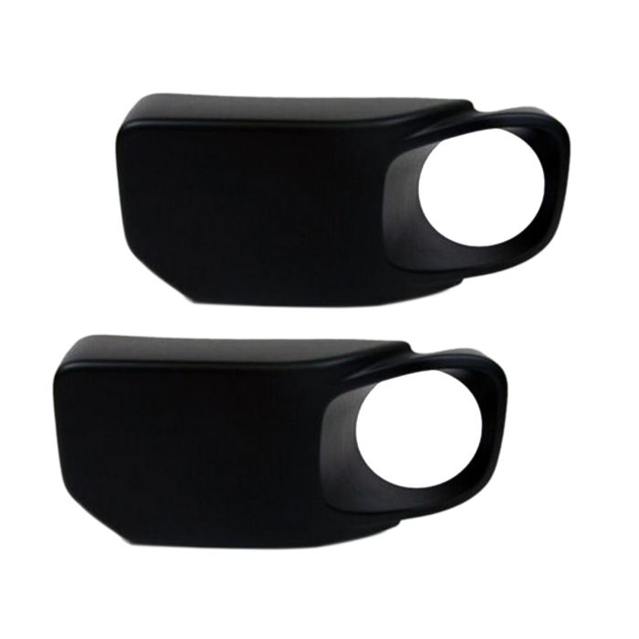 A Pair Steel Bumper Fog Light Lamp Covers 68231963AA for 13-18 Jeep main product photo