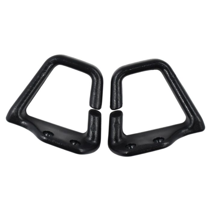 1 Pair Ebony Black Front Seat Belt Shoulder Guides Clips 16817202 For Chevrolet main product photo