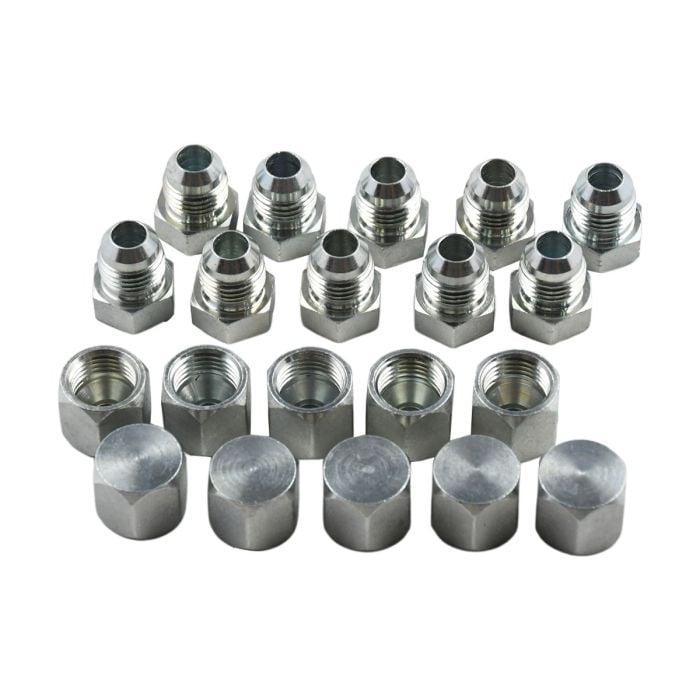 10 Pairs JIC Cap Plug Hydraulic Adapter Fitting 2408-06 For Parker main product photo