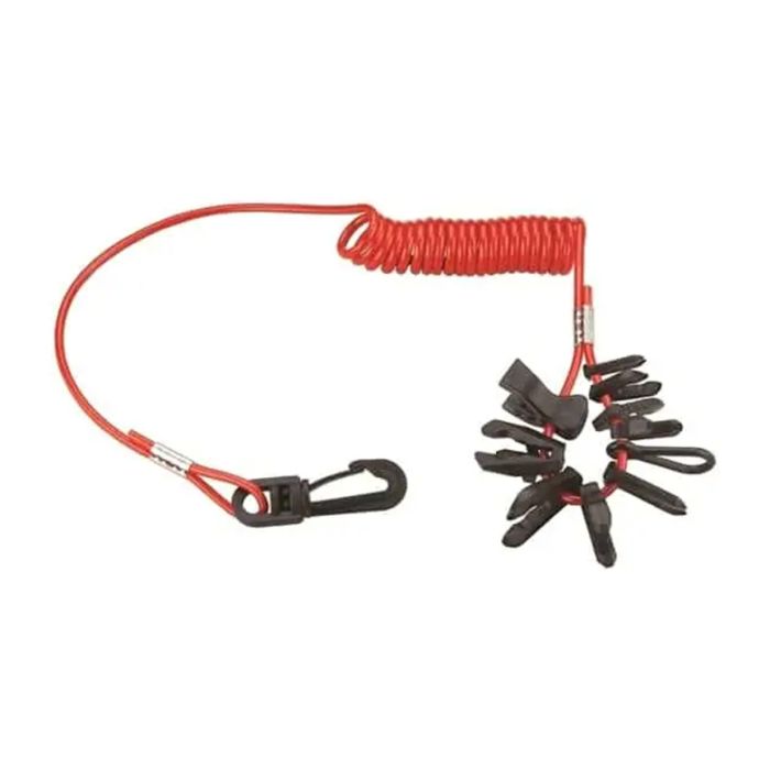 Universal Safety Kill Stop Switch 11 Keys Lanyard For Evinrude Johnson main product photo