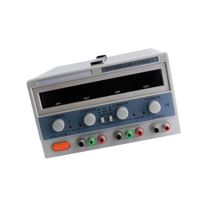 Linear DC Regulated Power Supply Triple Output 0-30V 0-3A 5V/3A HY3003D-3 For Heavy Equipment main product photo